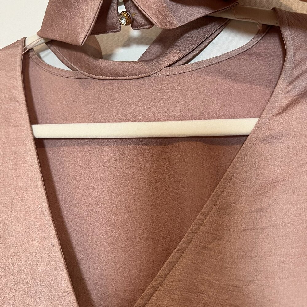 Shirt/blouse, size S, soft lilac color.